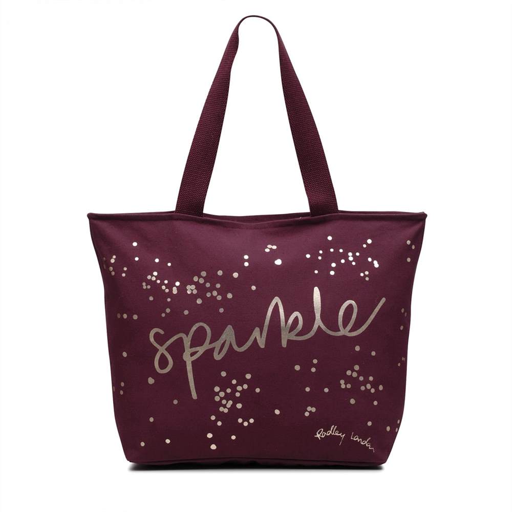 Radley Sparkle Large Tote Bag Berry