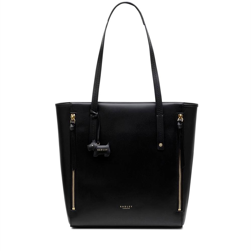 Radley Tote Bags Cross Keys Court Large Zip-Top Tote Bag Black