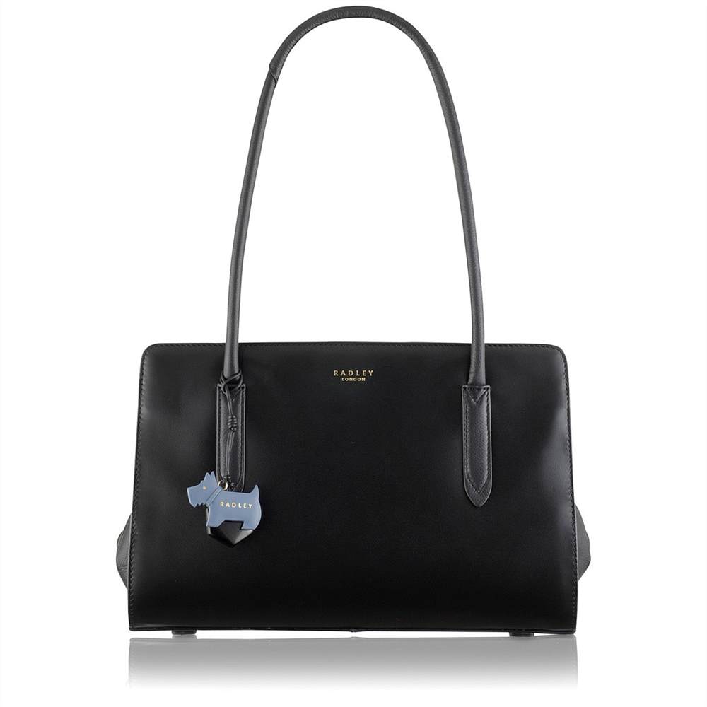 Radley Tote Bags Liverpool Street Medium Ziptop Tote Black