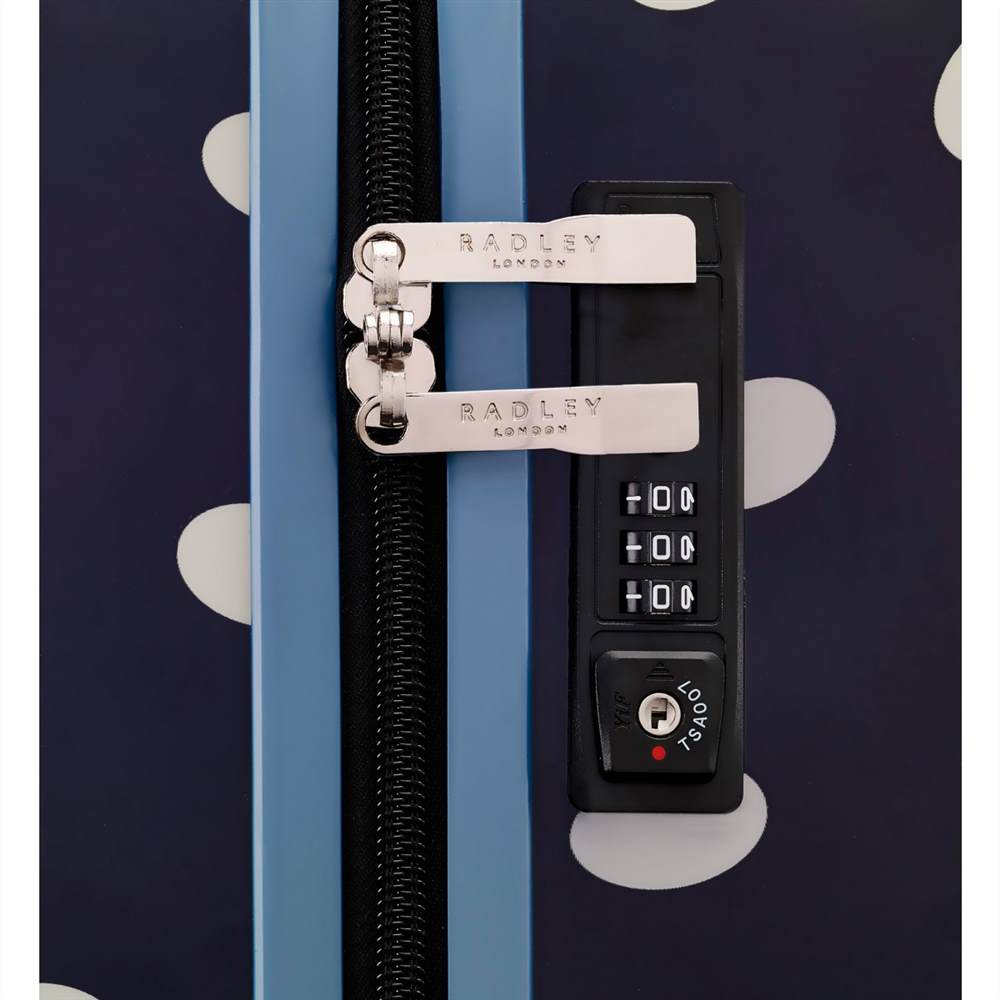 radley shopping bag | radley millbank red | Radley Vintage Dog Dot Medium Wheel Trolley Case Black
