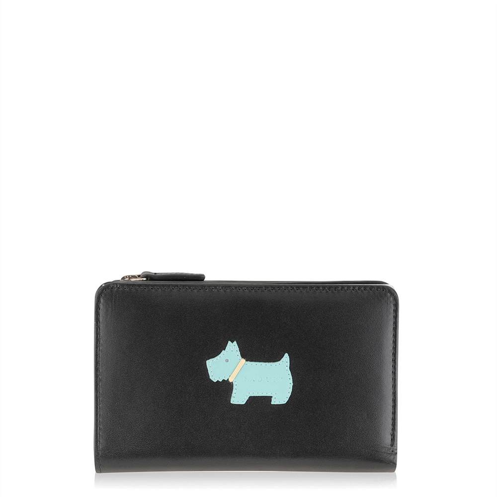 Radley Zip Wallets Heritage Dog Medium Zip Wallet Black