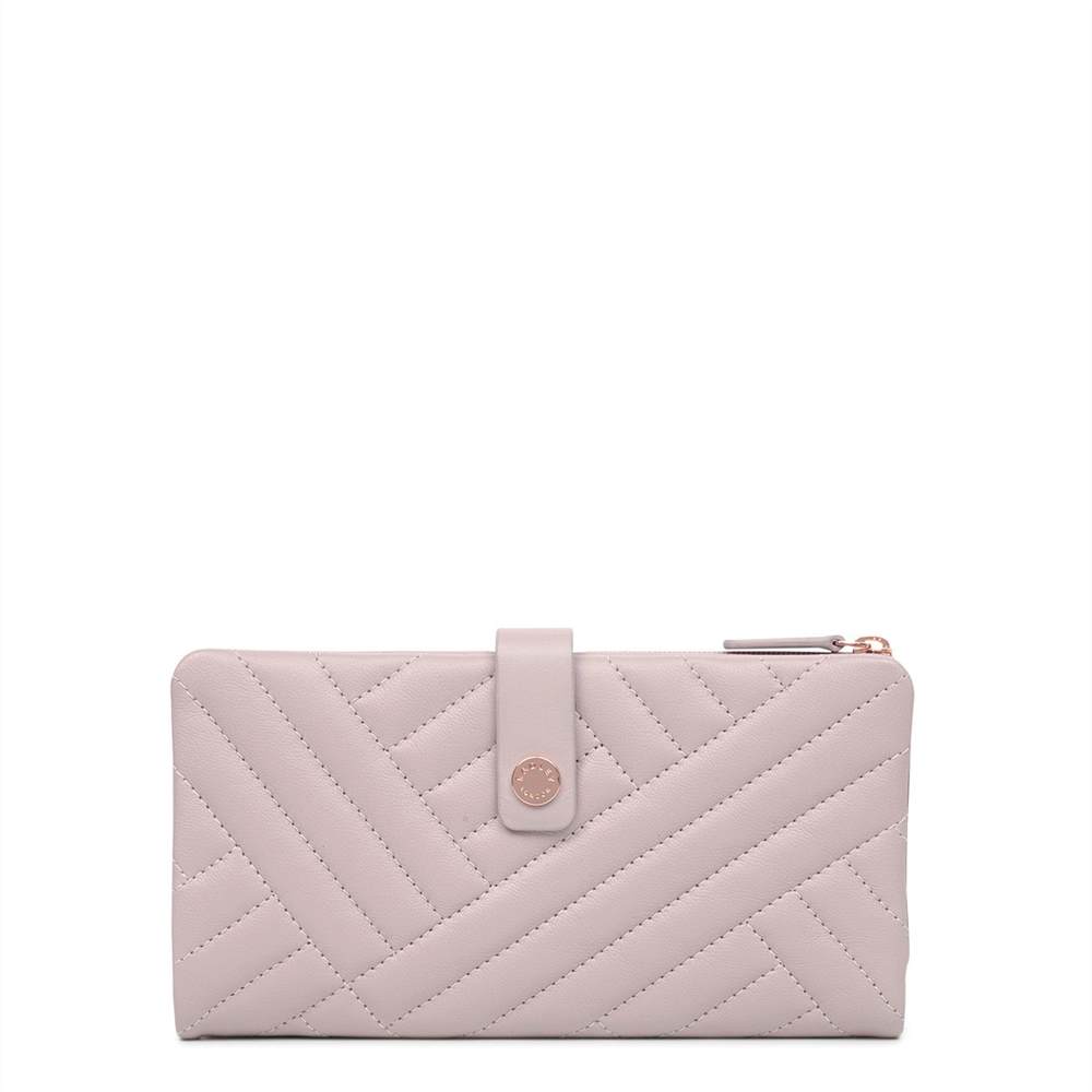 Radley Zip Wallets Larks Wood Large Folded Matinee Pale Pink