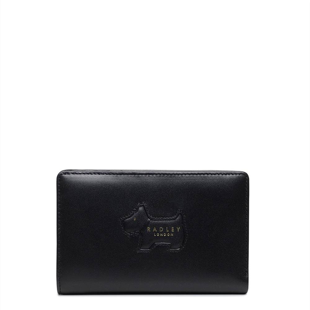 Radley Zip Wallets Profile Dog Medium Zip-Top Purse Black